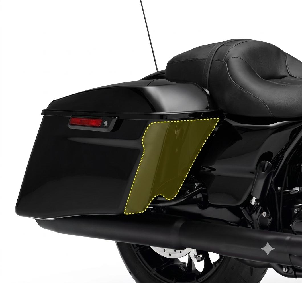 Protezione PPF Anteriore x Borse Harley Davidson Touring fino al 2023