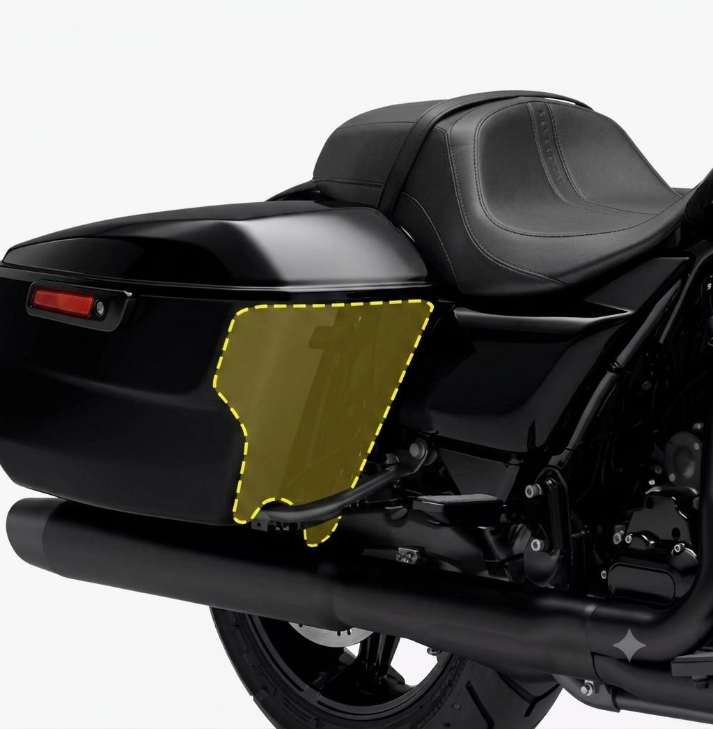 Protezione PPF Anteriore x Borse Harley Davidson Touring dal 2024 in poi