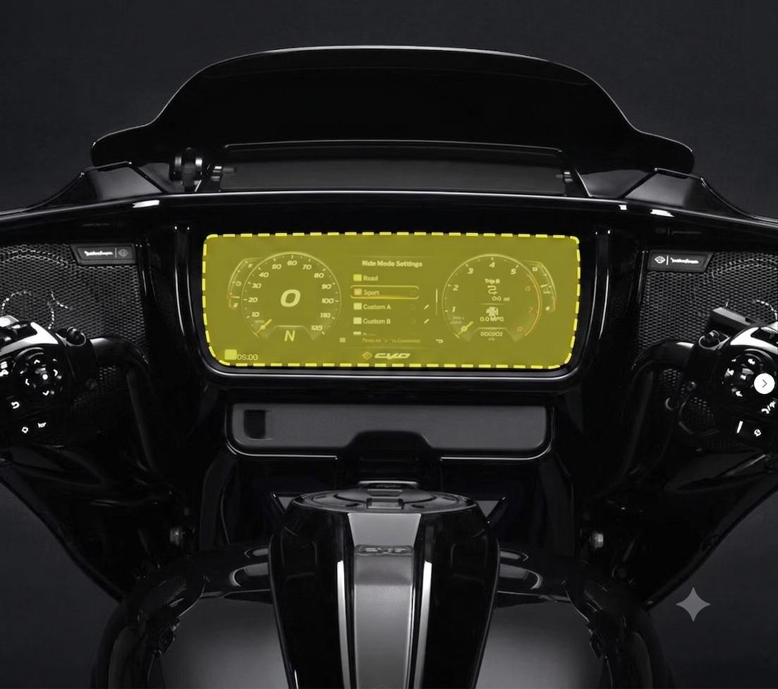 Protezione PPF Schermo Harley Davidson Road / Street Glide dal 2024 in poi