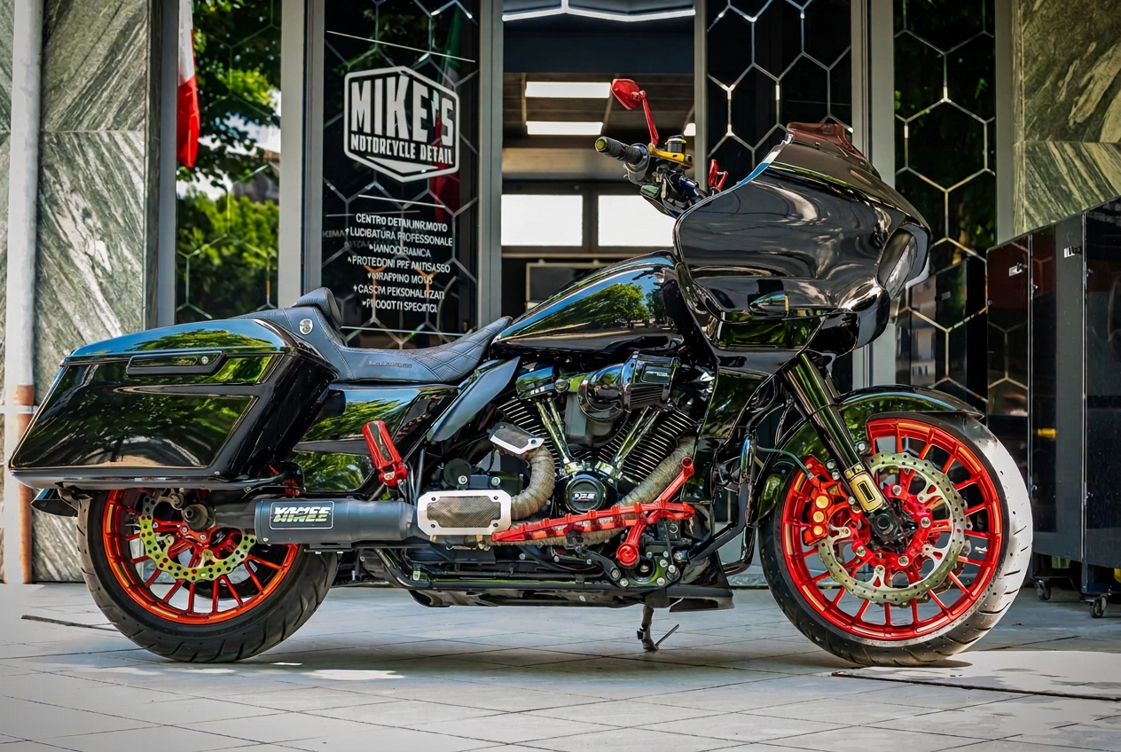 Moto prima del trattamento